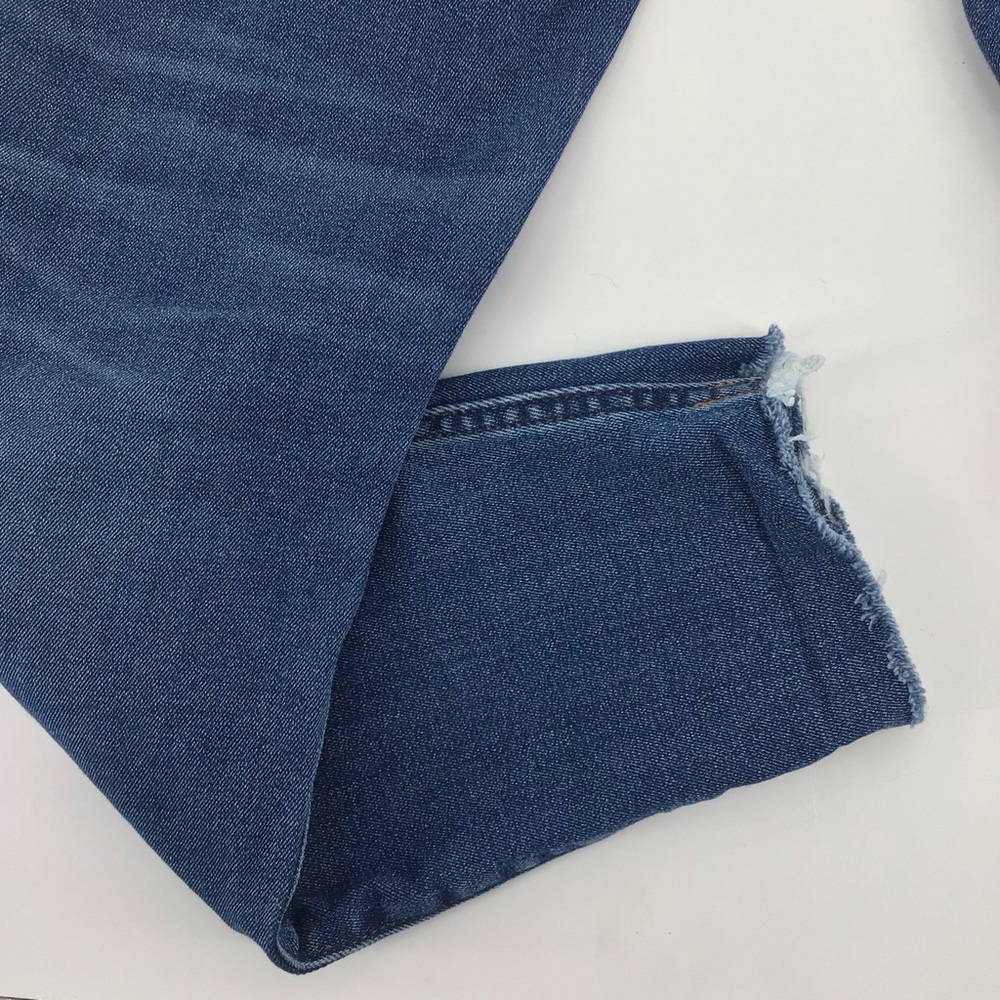 Everlane The Vintage Skinny Jean Button Front Raw Hem Size 28 Ankle - Picture 12 of 15